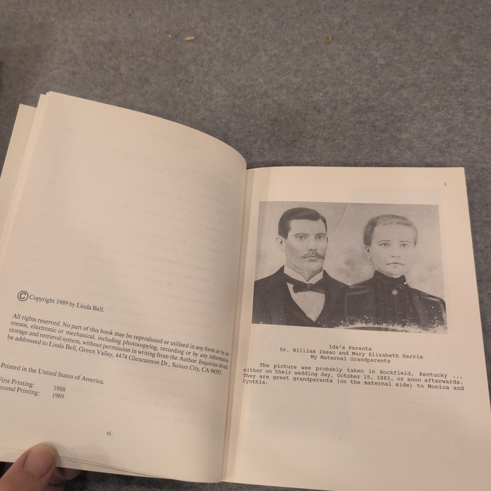 Entre Nous by Linda Bell Signed 1989 Memoir Softcover Book Vintage Autobiography - Picture 6 of 7